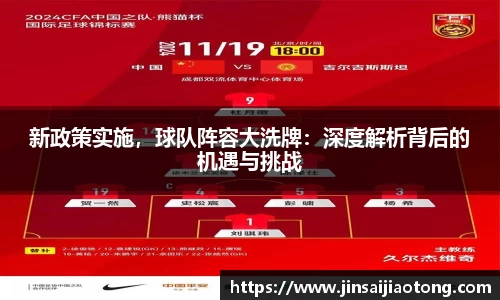 新政策实施，球队阵容大洗牌：深度解析背后的机遇与挑战
