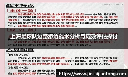上海足球队边路渗透战术分析与成效评估探讨