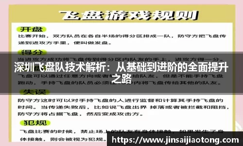 深圳飞盘队技术解析：从基础到进阶的全面提升之路