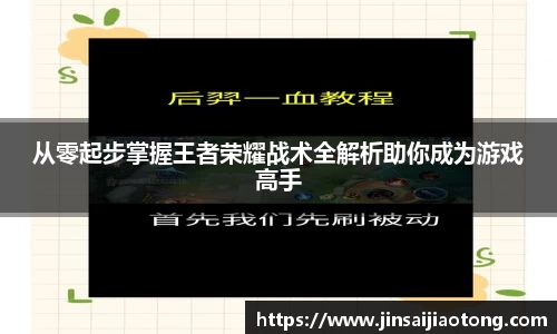 从零起步掌握王者荣耀战术全解析助你成为游戏高手