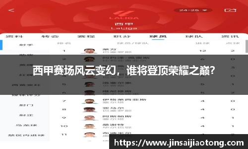 西甲赛场风云变幻，谁将登顶荣耀之巅？