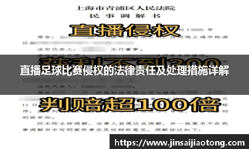直播足球比赛侵权的法律责任及处理措施详解